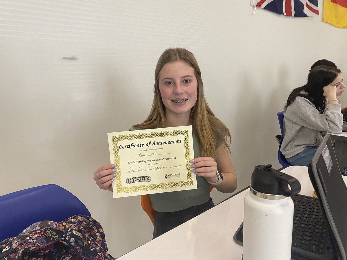 CPurcell_NPHS's tweet photo. Congratulations to Meyer on being crowned the #MathMVP for unit 7 in 7th hour geometry! ๐๐ผ
#Earned #Mathlete https://t.co/wOT39GGuBX