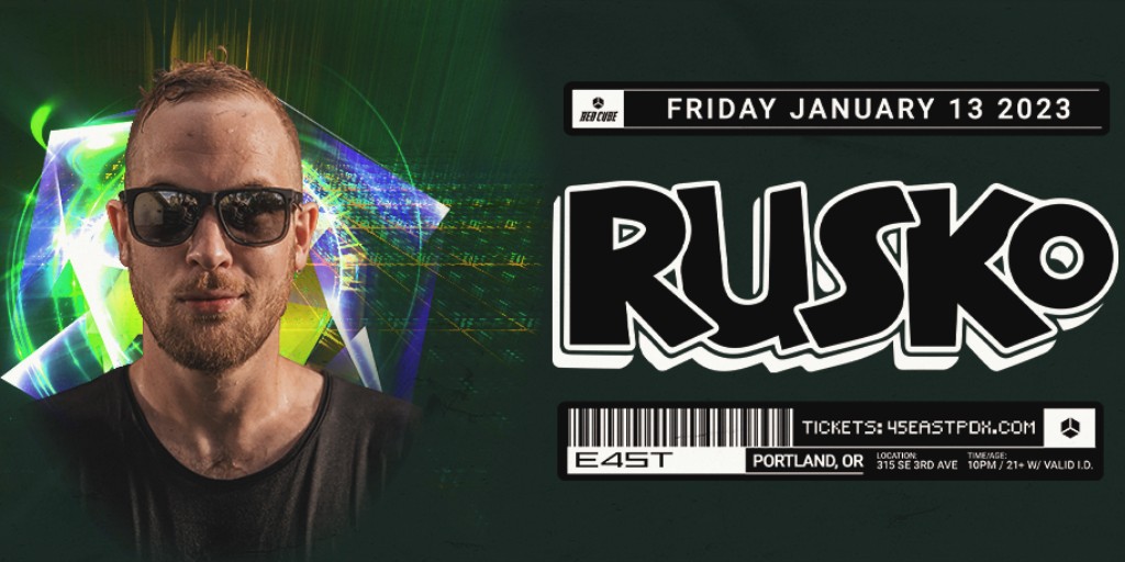 Let's get wonky! @ruskoofficial  at @45eastpdx  this Friday. I'm supporting the homie @ATLHOEE in the main room. Get there early!

@RedCubePDX 

#djtoasty #redcubepdx #45eastpdx #edmevents #pdxevents
🎟️ link in the replies