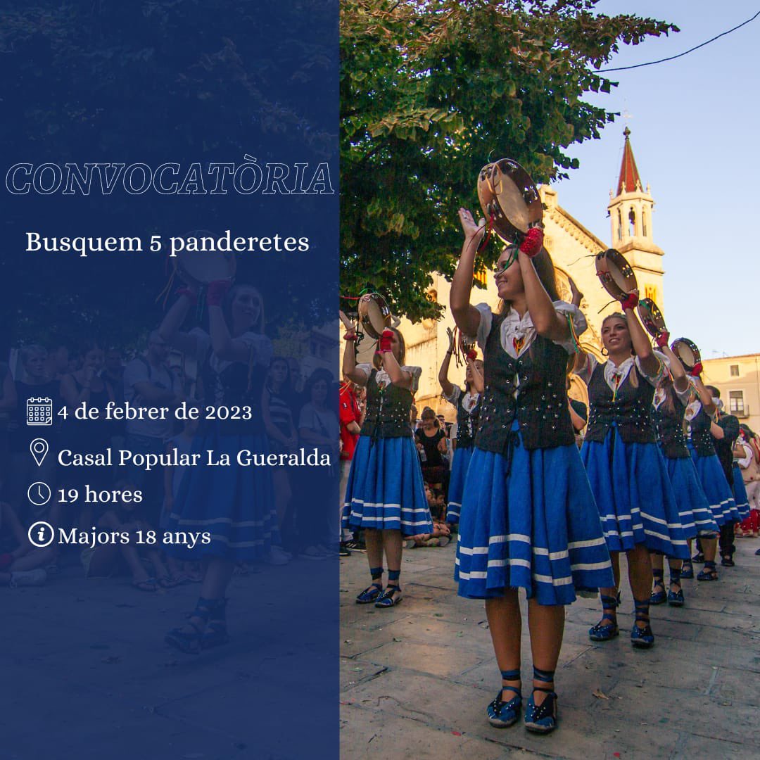 El dissabte 4 de febrer, a les 19h, teniu una cita a La Gueralda! Nosaltres ja ho tenim tot preparat, les que entreu no podeu faltar al sopar de després! 💙✨