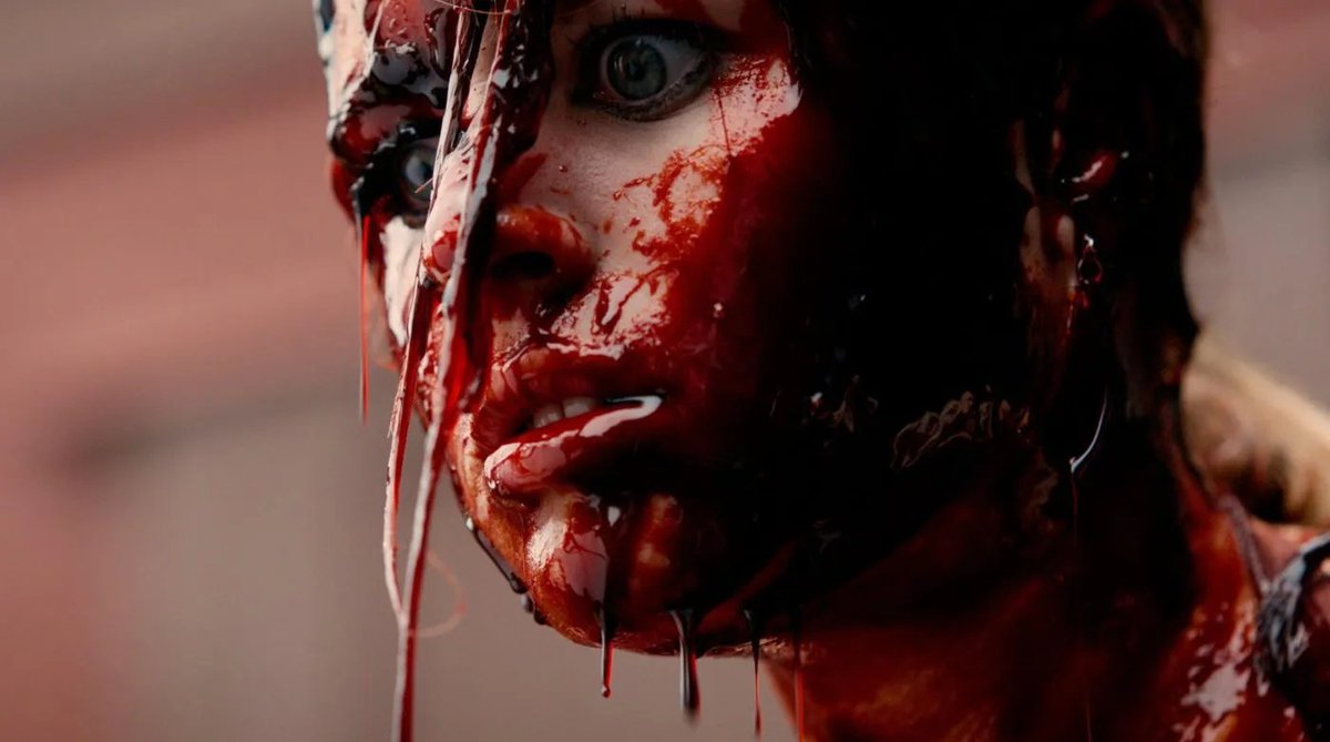 FreddyInSpace's tweet photo. Lulu Wilson is back to brutally kill more fascist scum in Becky 2: The Wrath of Becky this year. Here's a bloody first look image. Enjoyed the first one! https://t.co/zgf3kSsEpE https://t.co/hqlIKmOyp1