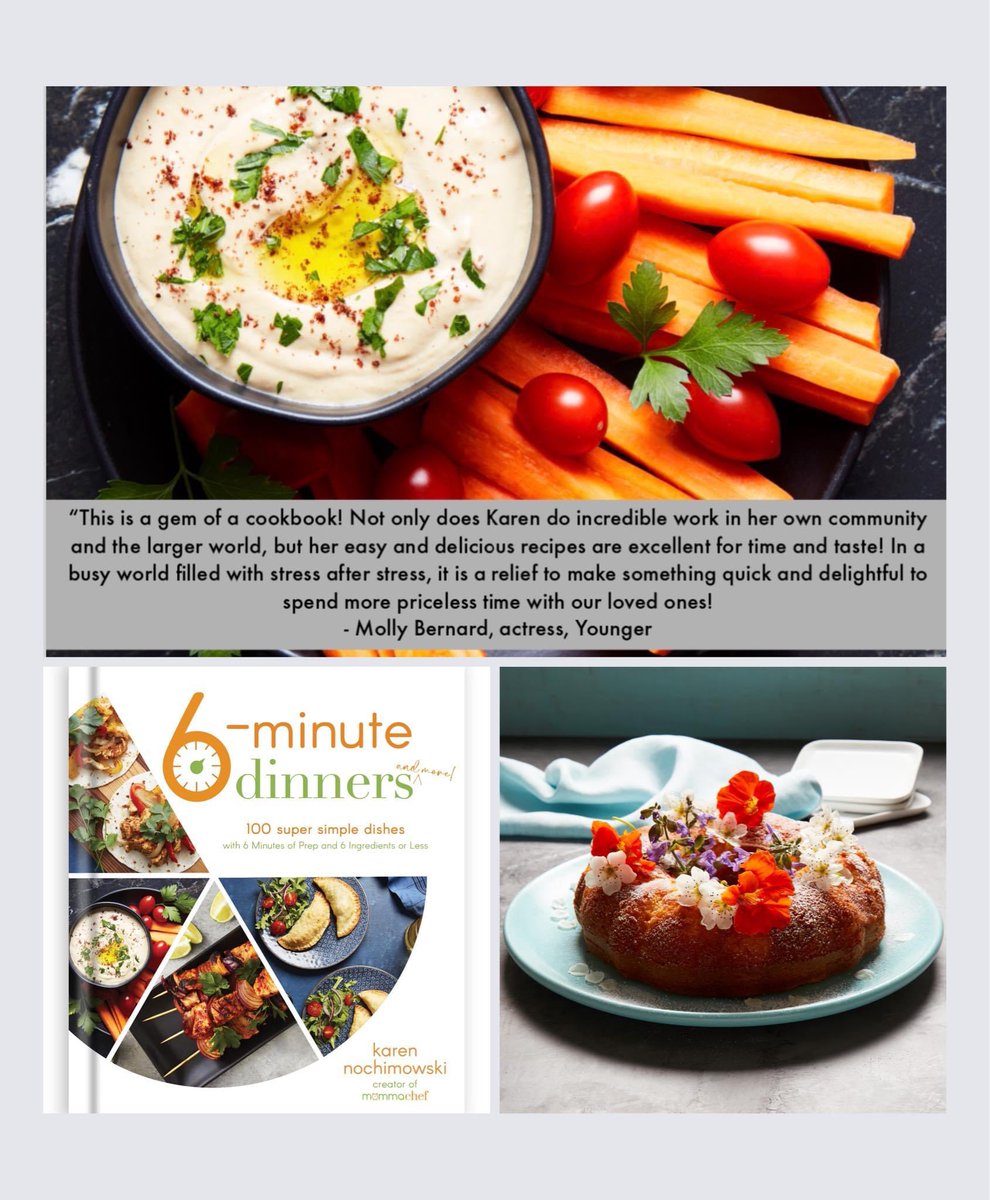 TheMommaChef's tweet photo. Thank you Molly Bernard for this awesome testimonial! I am super excited that after 3 years in the making, my first cookbook "𝟔-𝐌𝐢𝐧𝐮𝐭𝐞 𝐃𝐢𝐧𝐧𝐞𝐫𝐬 (𝐚𝐧𝐝 𝐌𝐨𝐫𝐞!)” was released last month and helps feed those in need. More information here: https://t.co/Bbf84O0n8a https://t.co/HPyc55gR9b