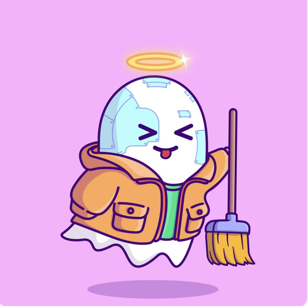 ZioNft21's tweet photo. @beanbagfrens My fav buddy sweeping them floors https://t.co/u0pmd5q3gL