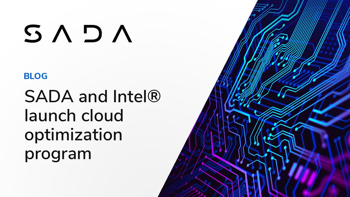 Announcing an exciting new pilot program with @intel that will ensure our customers’ #GoogleCloudPlatform environments are optimized.

Read how SADA & Intel have partnered to offer @googlecloud customers the latest technologies to scale. ow.ly/NKt6104puG2

#GoogleCloud #GCP