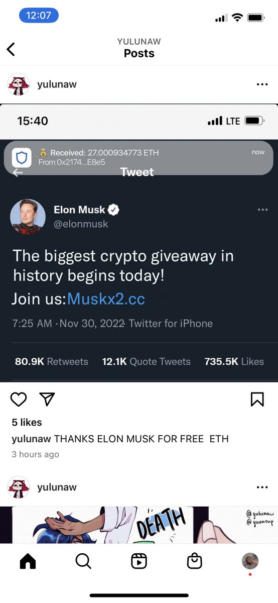 danyplaysgames's tweet photo. @yulunaw I think your Instagram account got hacked 💀 https://t.co/mId3nt27mw