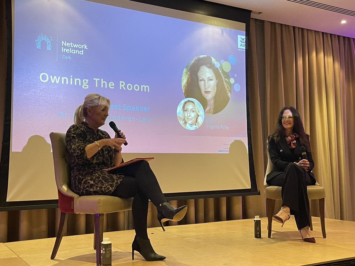 Aoife Behan (@aoifebehan4) on Twitter photo Great to kickstart 2023 with <a href="/NetworkCork/">Network Cork</a>’s event ‘Owning the Room’ - looking forward to hearing @vansinderenlaw and <a href="/upsherises_ie/">Virginia Foley</a> explore the topic!
#NetworkCork #NetworkIreland #backedbyAIB Great to kickstart 2023 with <a href="/NetworkCork/">Network Cork</a>’s event ‘Owning the Room’ - looking forward to hearing @vansinderenlaw and <a href="/upsherises_ie/">Virginia Foley</a> explore the topic!
#NetworkCork #NetworkIreland #backedbyAIB