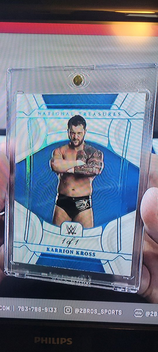 What a #wrestlingcardwednesday! Bought a few spots in a @2bros_sports #WWE #Panini Chronicles break and one of the spots was @realKILLERkross  and they pulled me a #1of1 #NationalTreasures !!
#wrestlingcards #wrestlingtradingcards