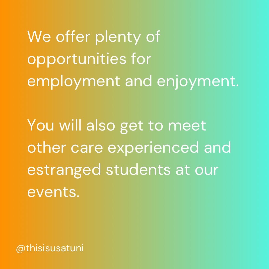 Apply now for the Unite scholarship and Tell a friend to tell a friend 😊

instagram.com/p/CnSaWyJMeAI/…

#ThisIsUs #Scholarships #ScholarshipsInTheUK #CareStudents #Estranged #TellAFriendToTellAFriend