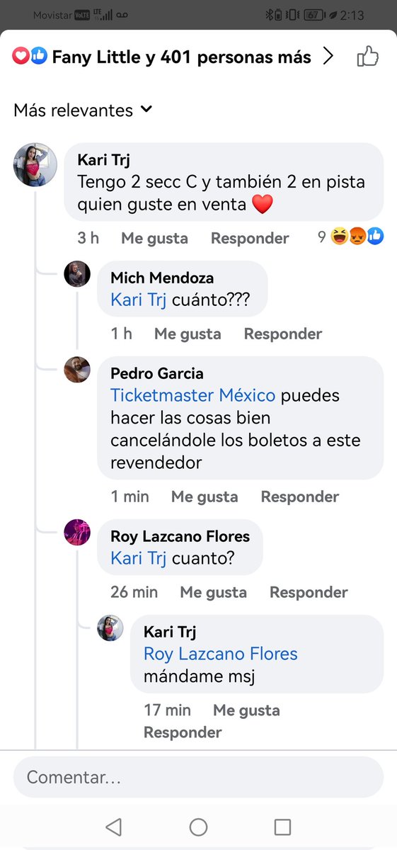 pedropeligro_01's tweet photo. @Ticketmaster_Me cuando vas a hacer las cosas bien?
Se supone que la preventa de Sam Smith empieza mañana y desde hoy ya tienes a revendedores promocionando en tu propia página, vales madre ticketmaster.
#ocesa #TicketmasterMexico #ticketfraude #samsmithmexico #SAMSMITH https://t.co/umr2uLs95b