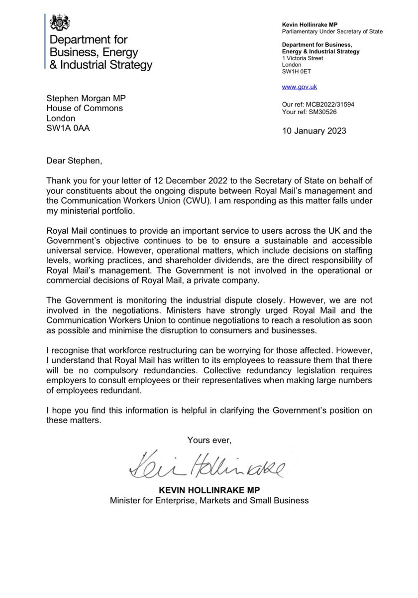 Stephen Morgan MP tweet media