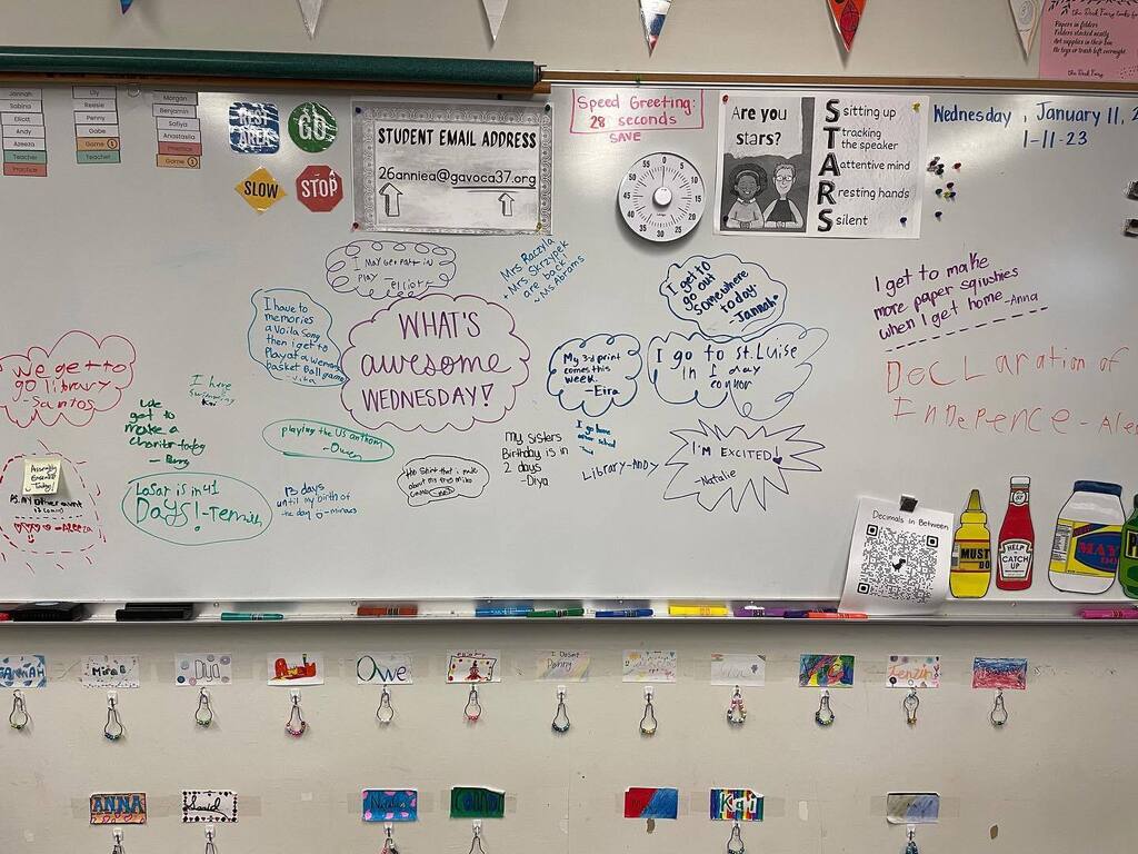 It’s our first What’s Awesome Wednesday of the year! #avocalearns