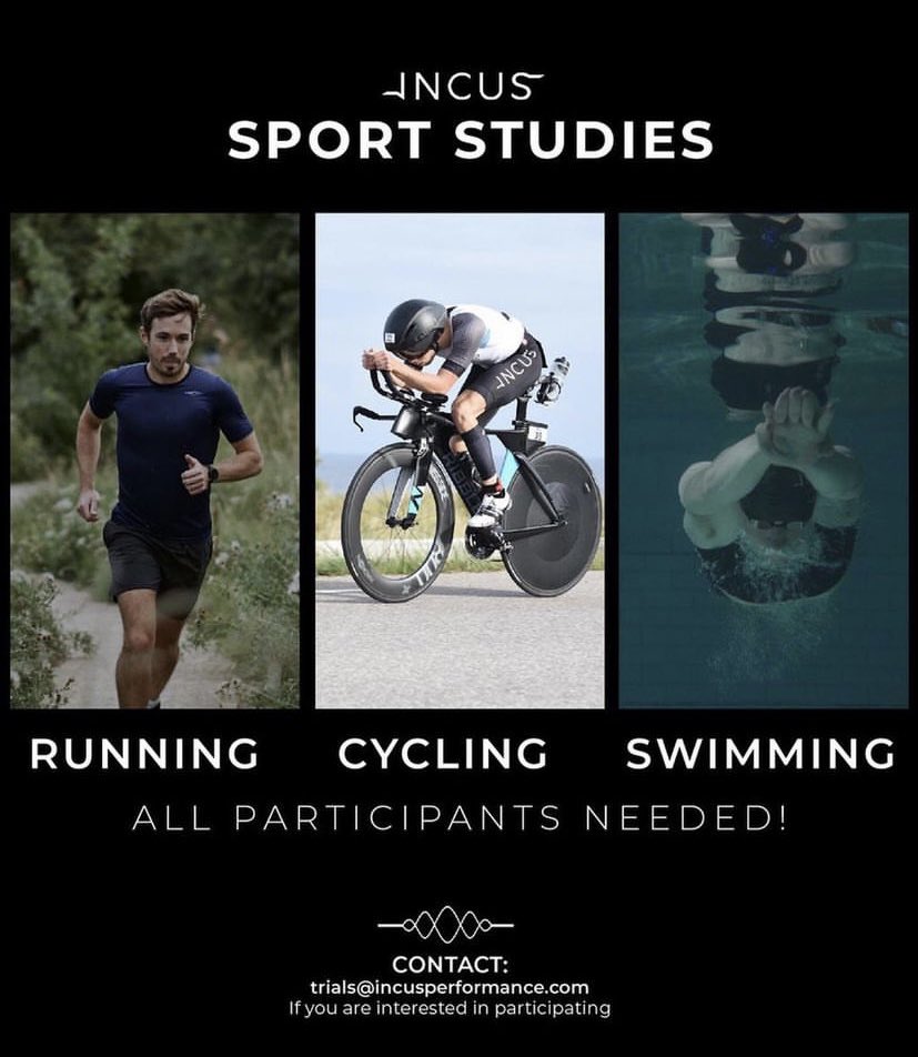🚴‍♂️GET INVOLVED! 🏊🏻‍♂️🏃🏻‍♂️

Would you like to help shape the future of INCUS and improve your running / swimming or cycling technique?

Join one of our trials taking place in our HQ in Loughborough. 

Email trials@incusperformance.com to join in / ask us for more details.