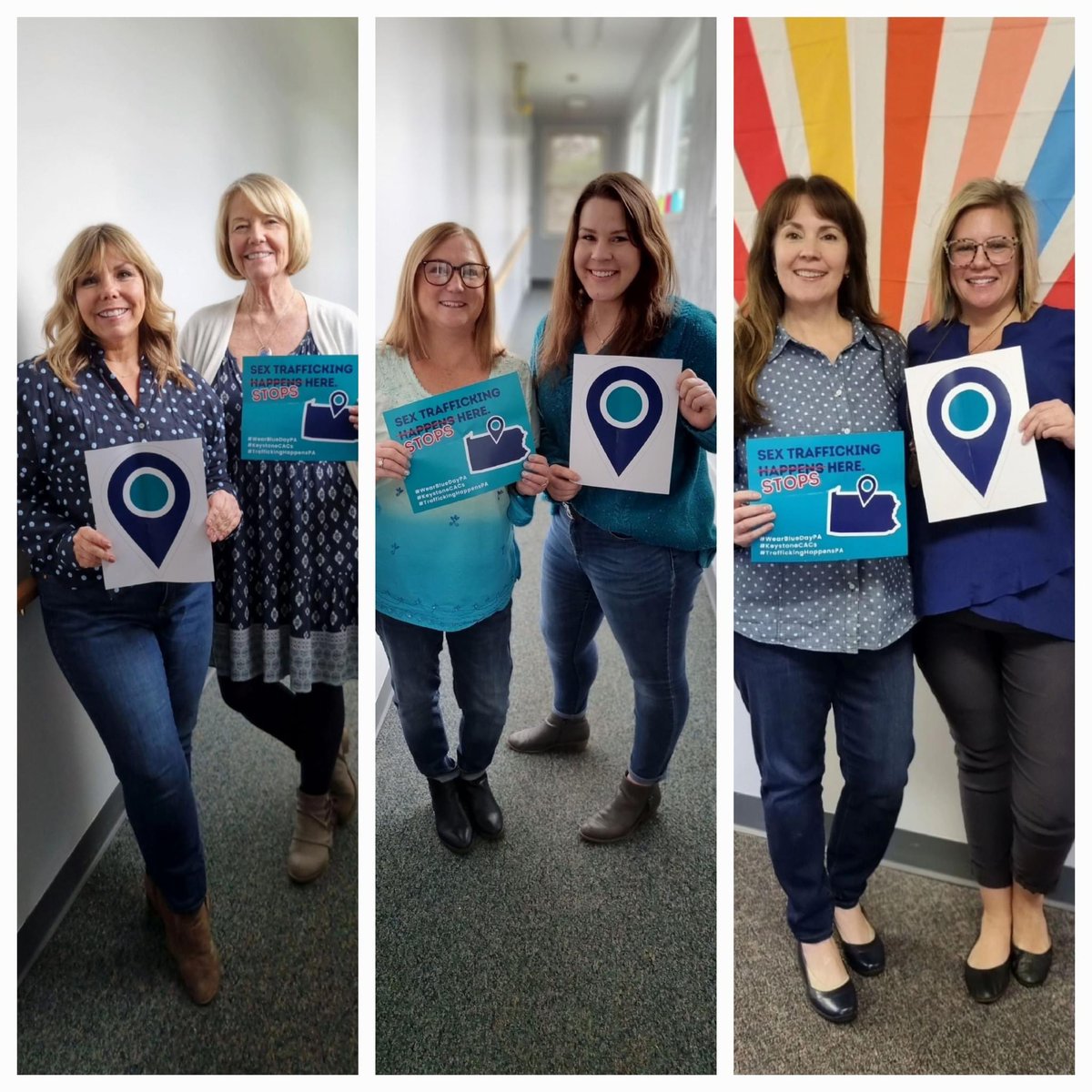 CH_CAC's tweet image. Did you know it is #WearBlueDayPA ? We are partnering with #KeystoneCACs and others to send the message that Sex Trafficking STOPS here. 💙 

 #KeepKidsSafe #HumanTraffickingPreventionMonth #ChildAdvocacyCenter