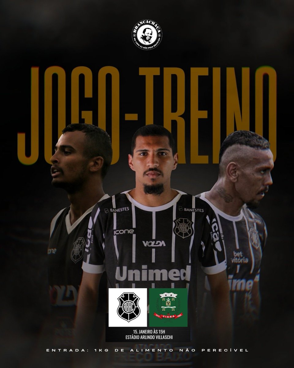 TBrancachaca's tweet photo. Domingo é dia de brancão! Se preparando para o capixabão que começa dia 20. O brancão vai a campo em um jogo treino, no estádio municipal Arlindo Visllaschi a partir das 15h.

Vamos pra cima! 🏴🏳️ https://t.co/A3l3VzOfeD
