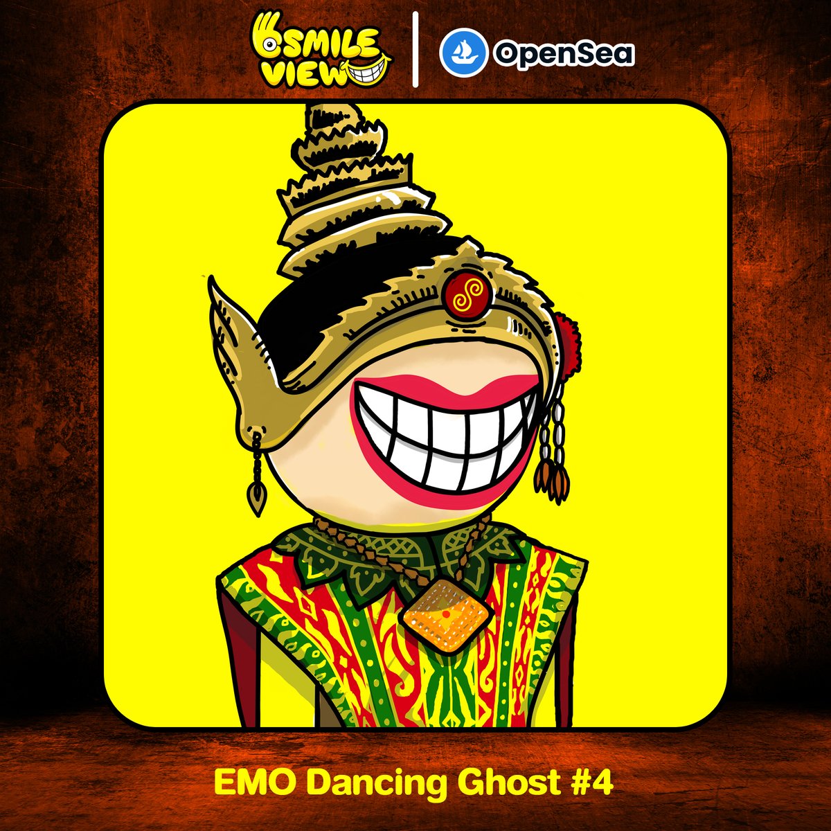 Emoticon555's tweet photo. AMAZING CHARACTER👻
"EMO Dancing Ghost #4"
Current price : 0.12 ETH
Available on : https://t.co/z83IMqEphY 
#NFTartist #NFT #NFTs #nftcollection #nftthailand #nftthai #NFTcollector #smileview #emo #DancingGhost #opensea https://t.co/18t3UsDzv5