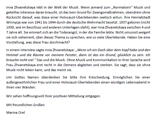 SonguelSunny's tweet photo. Ein zauberhafter Brief von #WeforHumanity der all das bestätigt, was auch in dem Artikel von Report24 steht.
Lest und versteht, wieso wir weiter aktiv bleiben sollten!
#FreeInnaZhvanetskaya https://t.co/OM8hkZ3hlD
