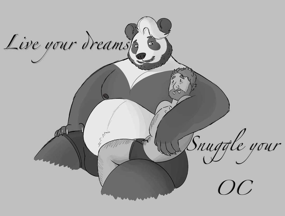 The artist and his sona have overlapped into the same place!
If you imagine your OC has special powers over people’s bodies and minds, does that mean you become subject to the whims of your own creation? I might not be human much longer!

This is a real artist vs sona moment!