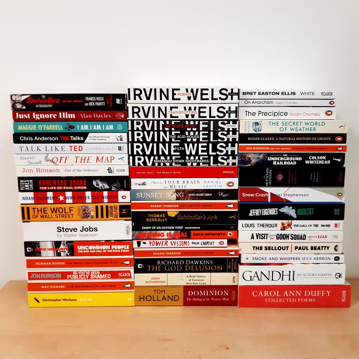 FOPPofficial's tweet image. We have another colossal book prize draw for you all!

Win:
50 books from our 2 for £7 range - Including the 10 new additions to the range and 6 classic Irvine Welsh novels!

To win:
Quote Tweet with #FoppFiftyBooks
UK only
Must be following

Date closes:
18/01/2023

#gettofopp