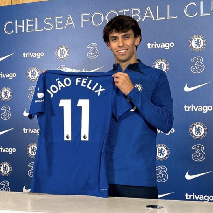 O novo 1️⃣1️⃣ do Chelsea <a href="/joaofelix70/">João Félix</a>