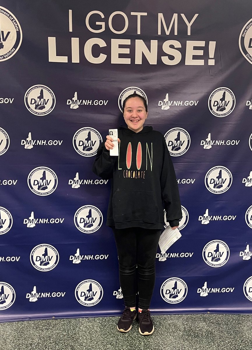 New Hampshire DMV on Twitter "Congratulations to Emily on receiving