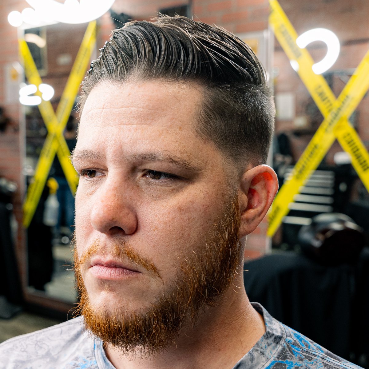houseofshaves's tweet image. Fresh combover and fade by Sam. See the video on how to do this haircut on our YouTube channel #combover #comboverfade #fadehaircut #haircut #hairstyle
