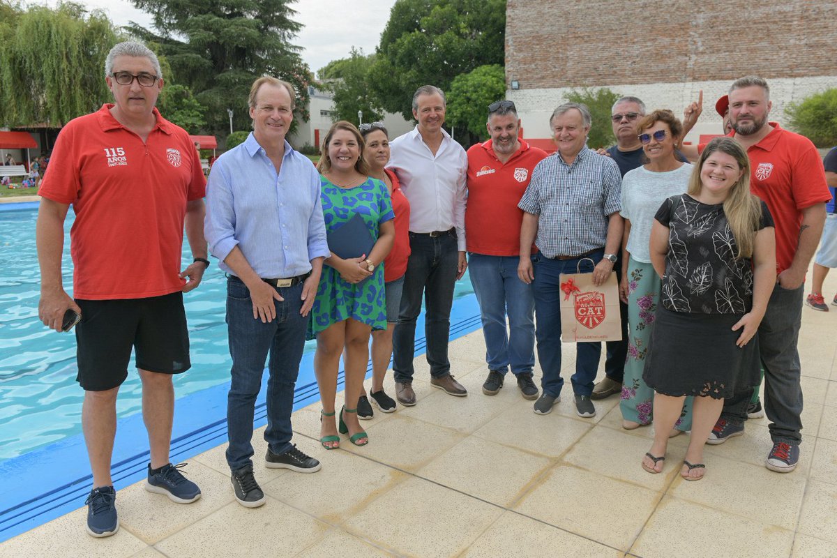 De visita por <a href="/TalleresParana/">Club Atlético Talleres</a> junto al gobernador <a href="/bordet/">Gustavo Bordet</a> y la presidenta del club, <a href="/carinamanuramos/">Carina Ramos</a>. Con un aporte del @gobiernoer, se climatizará la pileta semiolímpica.

Es una gran alegría que nuestros clubes sigan creciendo y sumando al bienestar de los paranaenses 💪