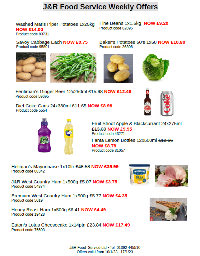 J&R Food Service Ltd tweet media