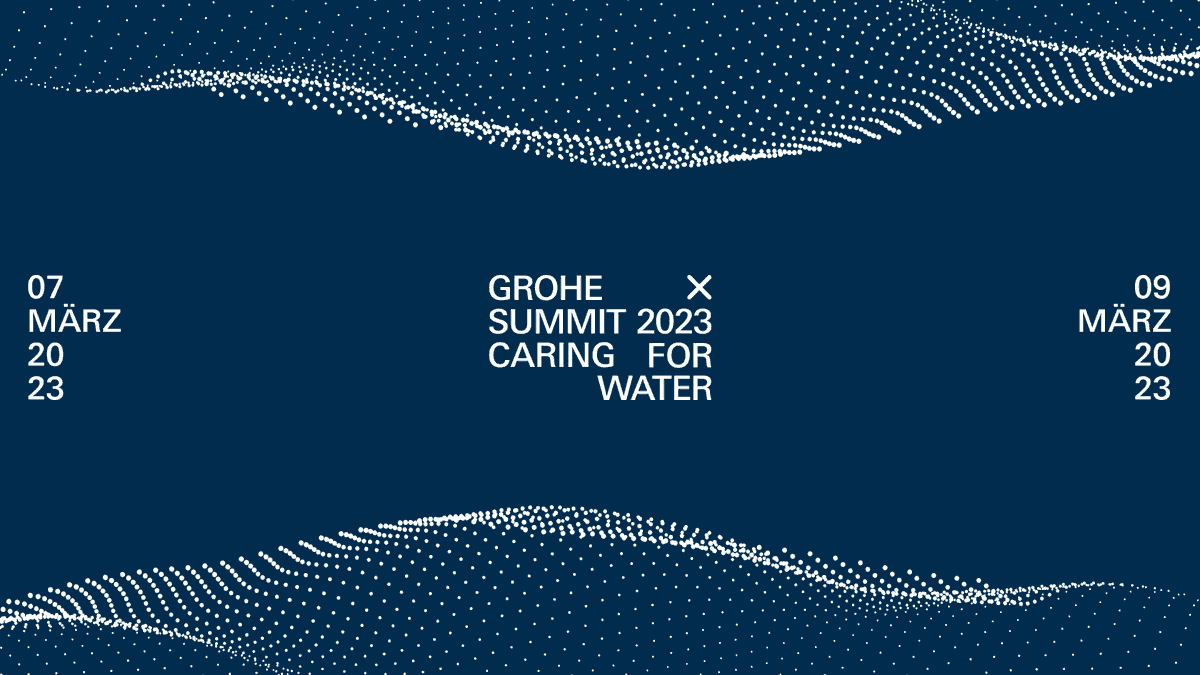 baulinks_de's tweet photo. „Grohe X Summit 2023“ unter dem Motto „Caring for Water“ eine Woche vor der ISH ➥ https://t.co/jU1QcNaZlA (siehe auch: #Badarmatur #Waschtisch #Badkeramik @grohe) https://t.co/qDGKlyutnU