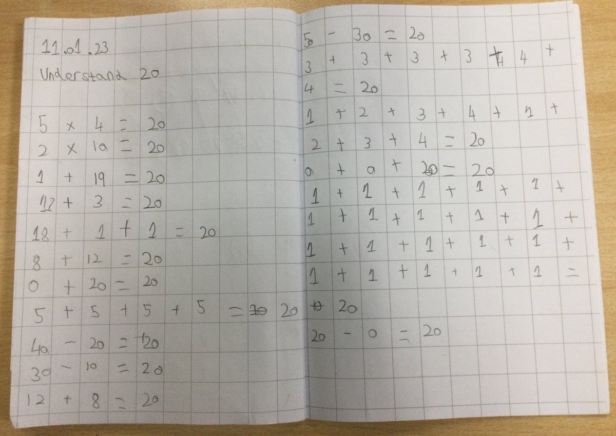 sa_year1's tweet photo. In Maths so far this half term, we have been understanding numbers 11-20. Today we looked at different ways to understand 20. https://t.co/Bw58VMlG1T