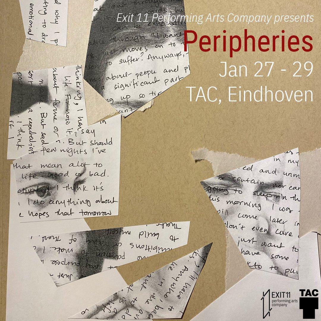 Exit11Arts's tweet photo. Peripheries
In-Person Exhibition at Temporary Arts Center, Eindhoven
Jan 27-29

A collection of artworks created by artists collaborating remotely, across eleven countries, over the course of two years that interrogates location, language, and identity. 
https://t.co/7PKb2Wu4YB https://t.co/iyhdias2Rj