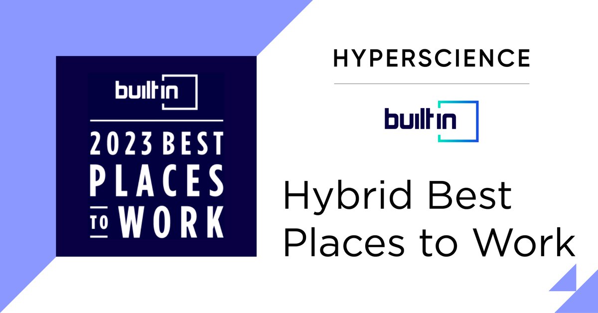 We are proud to have been selected as one of <a href="/BuiltIn/">Built In</a>'s 2023 Best Hybrid Places to Work—an awards program that recognizes tech companies that offer the best total rewards programs for employees. #BuiltIn builtin.com/awards/hybrid/…