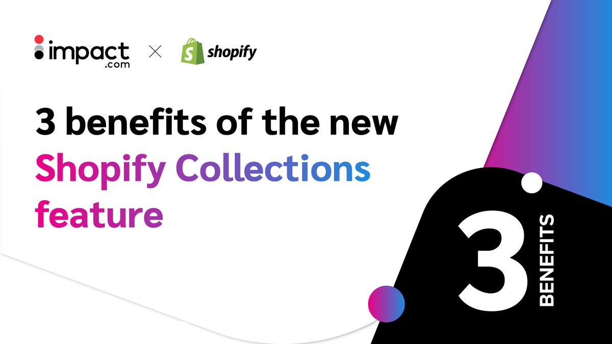 impactdotcom's tweet photo. Product promotion just got an efficiency makeover 🌟 Thanks to our new @Shopify Collections feature. Dive into the details: https://t.co/7UeUTYgsy4
#MasterPartnerships #CreatingPartnerships #MarTech https://t.co/28sc2EhPdB