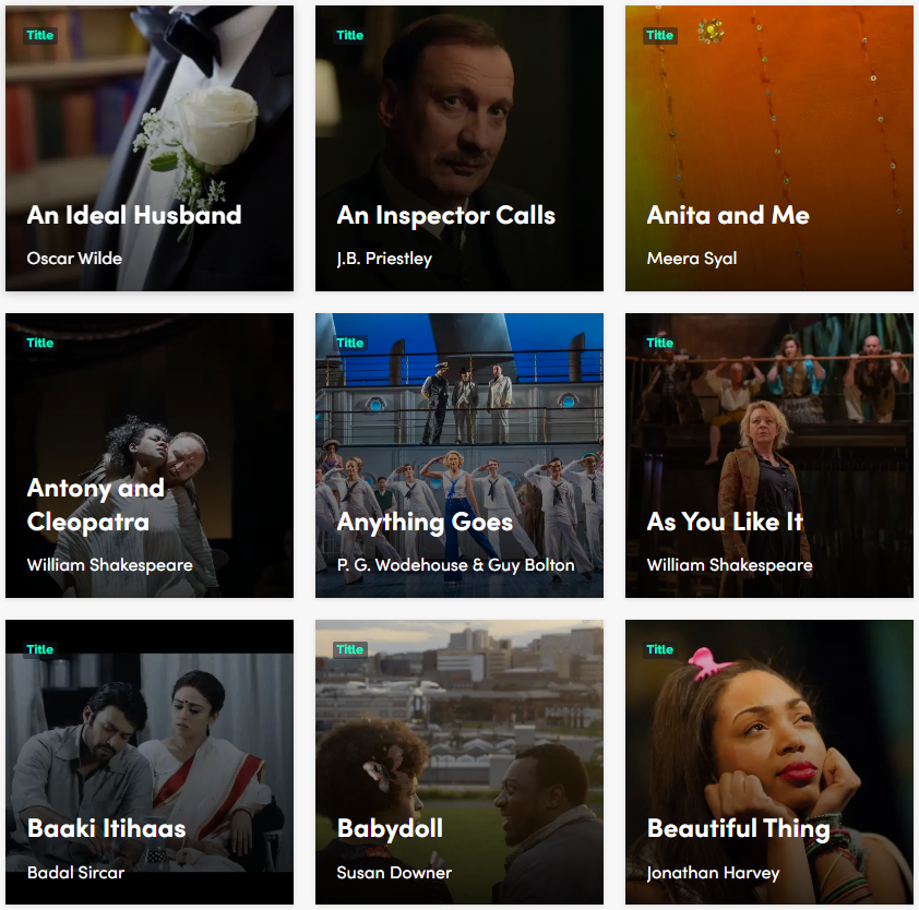 We have a trial to Digital Theatre+ available for all members of NUA until 30 January. 

Watch plays, hear poetry, and see performances.

Email library@nua.ac.uk for access details.