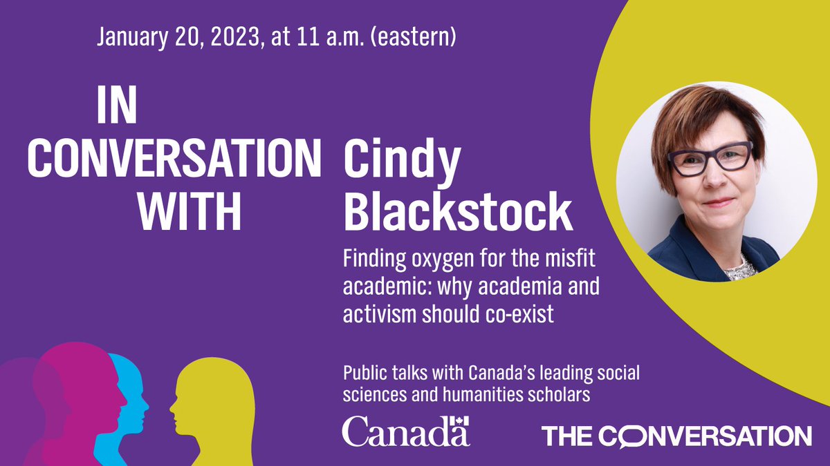 SSHRC_CRSH's tweet photo. Join us In Conversation With Cindy Blackstock on January 20 at 11 AM ET. @cblackst is a dedicated advocate for human rights and First Nations equality, and recipient of #SSHRC’s 2022 Gold Medal. 

Don't miss it - join the conversation!
Register here: https://t.co/hCKeXYvzMX https://t.co/2U5MNAjXa0