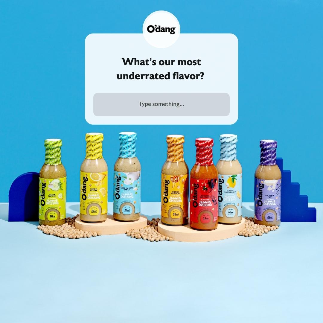Comment below to let us and we’ll pick 1 of you to receive a FREE box of your favorite Odang Foods dressings or mayos. 😎
#Giveaway