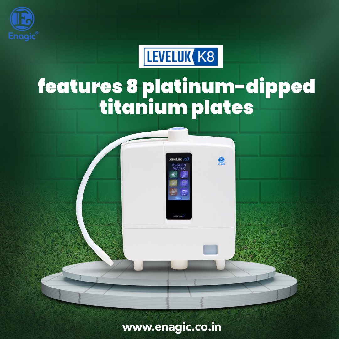 EnagicIndia1's tweet photo. The additional plate means improved water ionization, increase antioxidant production potential, and stable production of pH and ORP at a higher flow rate.
.
#energysaver #MyNewBasic #EnagicIndia #waterioniser #KangenWater #WaterPurifier #k8 #LevelukK8 https://t.co/f1jNyjDPhK