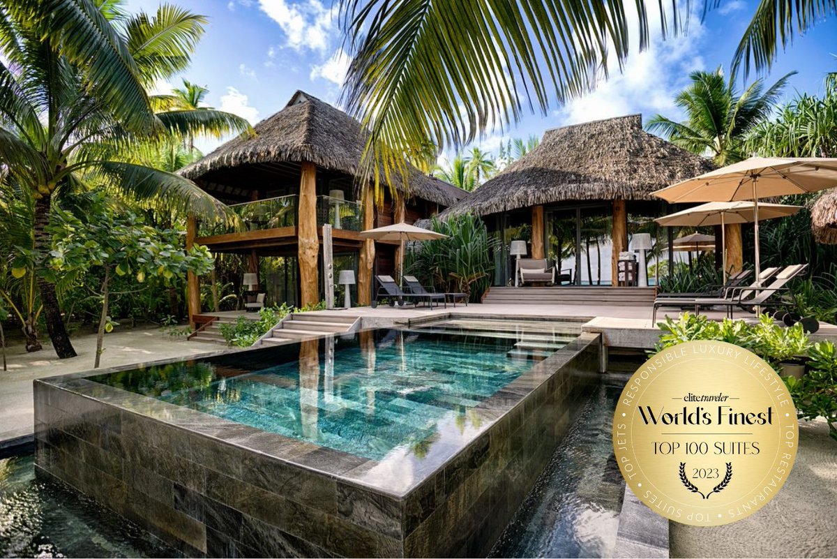 We are delighted to share that the Three Bedroom Villa at The Brando has been selected as one of Elite Traveler's World Finest Top 100 Suites 2023 (Top eco-friendly suite)!

elitetraveler.com/suites/11045/t…

#thebrando #elitetraveler #top100 #frenchpolynesia <a href="/elite_traveler/">Elite Traveler</a> #worldsfinest