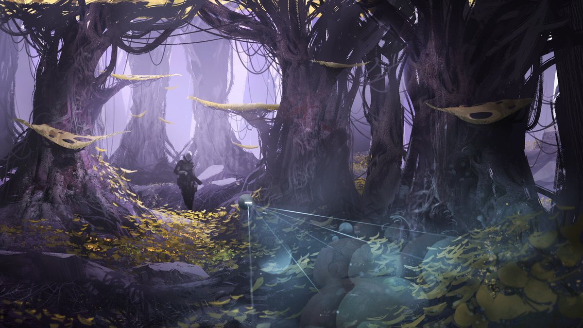 PCAGameArts's tweet image. Beautiful environment concept done by student Nathan Hardy towards his world building project. #worldbuilding #conceptart #gameart #digitalart   artstation.com/artwork/vJv6Xa