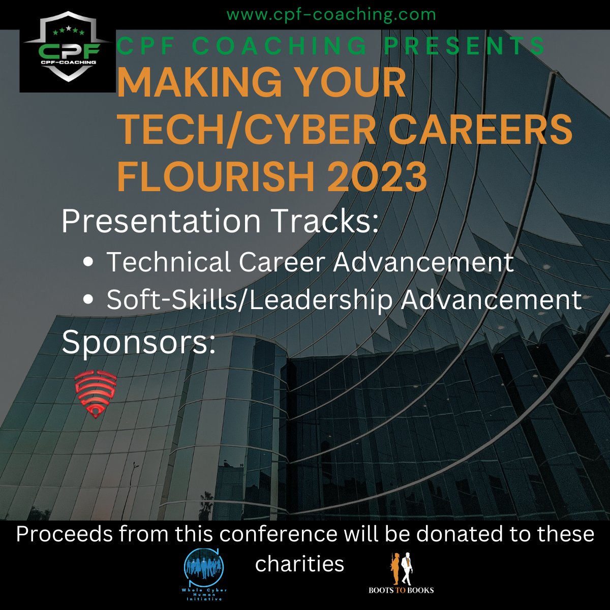 Tech and cyber professionals, don't miss out on our upcoming virtual conference, Making Your Tech/Cyber Careers Flourish 2023. Join us for valuable insights and strategies to help your career thrive in the coming year. Register now #techcareer #cybercareer buff.ly/3ZjlASO