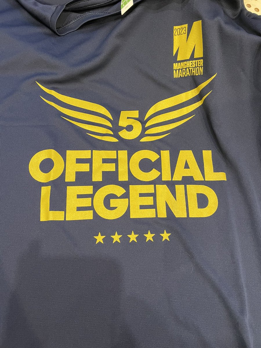 Well this is a rather nice surprise thanks <a href="/Marathon_Mcr/">Manchester Marathon</a> #thankyou