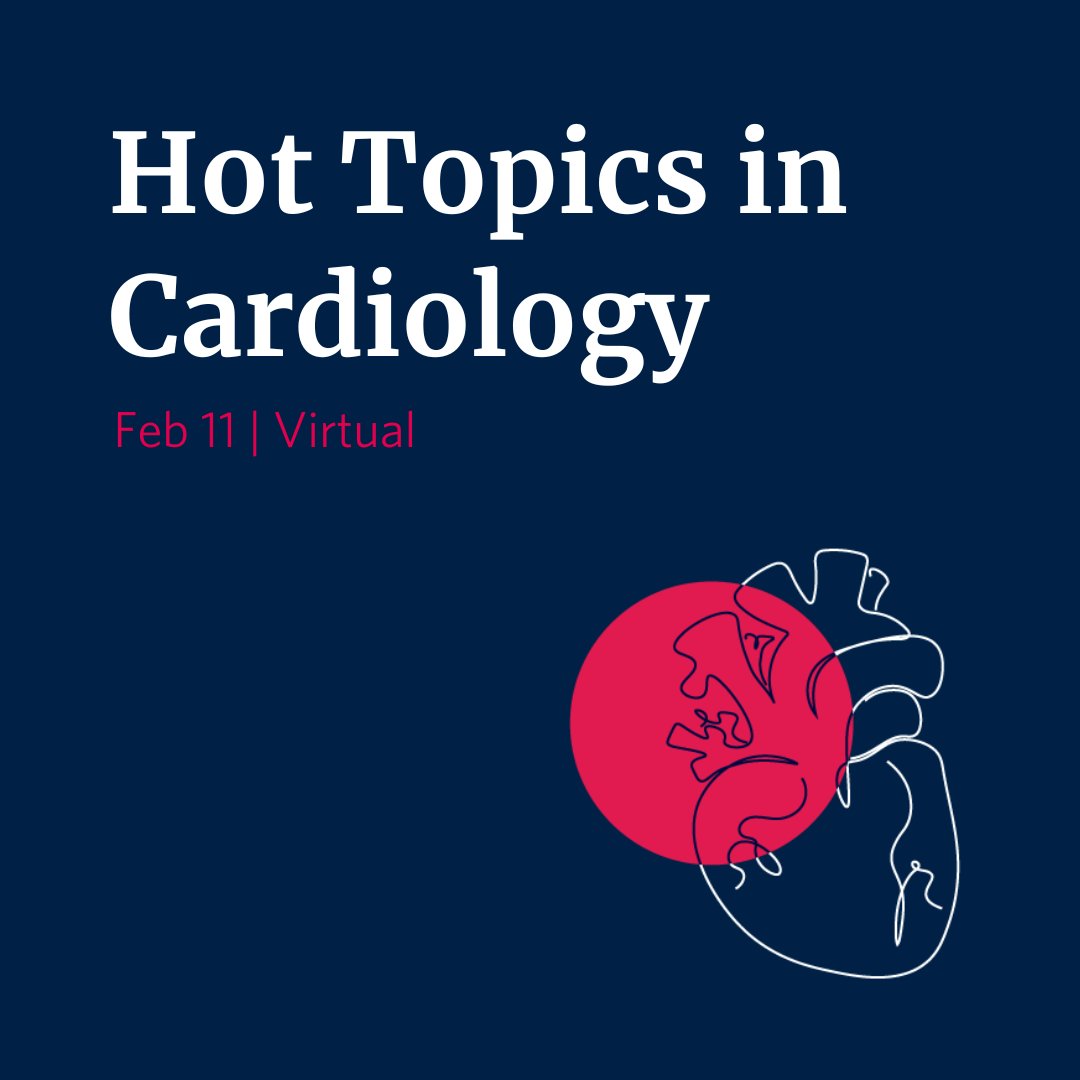 UBC CPD (@ubccpd) on Twitter photo Join us virtually for this year’s Hot Topics in Cardiology conference and get updates on the management of cardiovascular disease. Check out this year's lineup of speakers and register today: bit.ly/3jWEqiK
#MedEd #MedTwitter #CME #CPD <a href="/UBCCardio/">UBC Cardiology Residency Program</a> Join us virtually for this year’s Hot Topics in Cardiology conference and get updates on the management of cardiovascular disease. Check out this year's lineup of speakers and register today: bit.ly/3jWEqiK
#MedEd #MedTwitter #CME #CPD <a href="/UBCCardio/">UBC Cardiology Residency Program</a>
