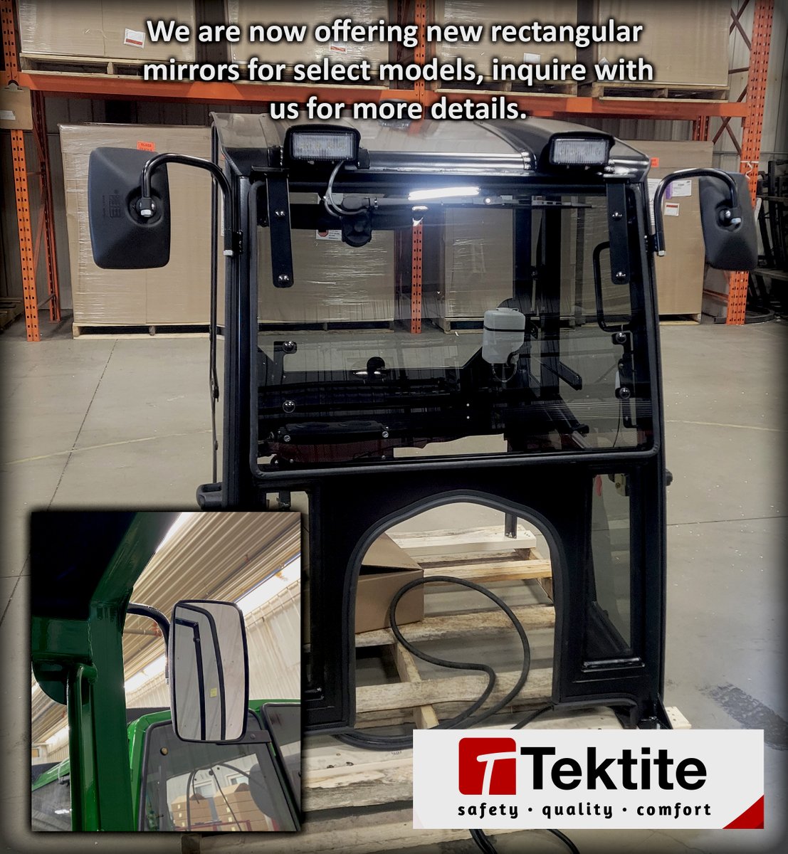 Please send your inquires to parts@tektite.ca