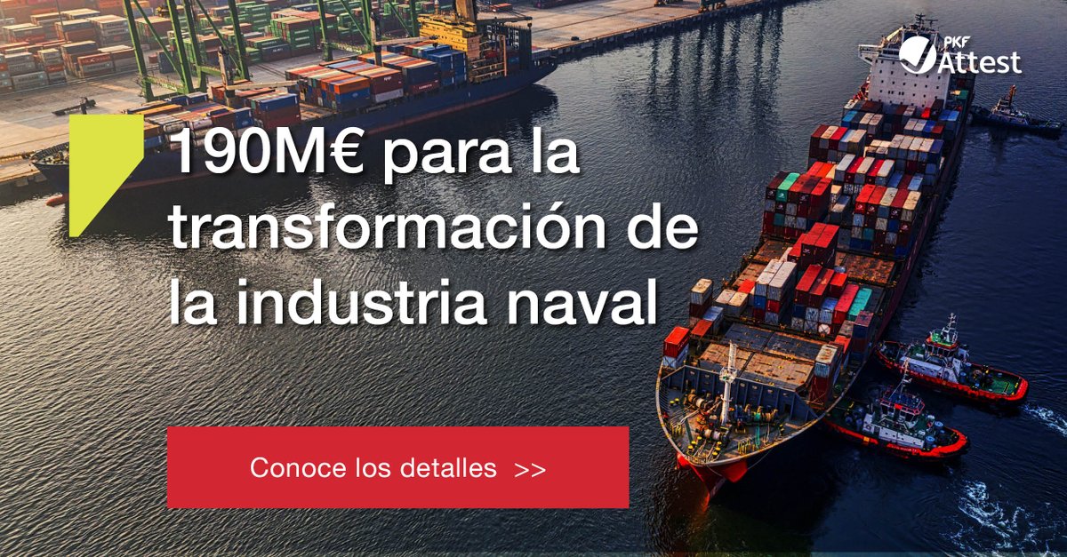 El Ministerio de Industria, Comercio y Turismo ha publicado la 2ª convocatoria del #PERTENaval🚢con un presupuesto de 190M€
Las propuestas que se presenten debe incluir proyectos de #diversificación, #digitalización y #sostenibilidad

Conoce los detalles:
inncome.es/publicada-la-s…