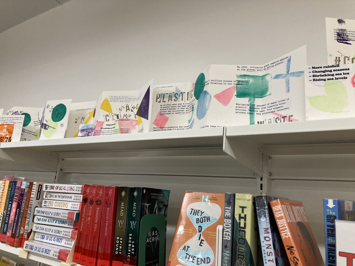 lakelandarts's tweet photo. Amazing work today @QES_KL with our #ClimateClub at Queen Elizabeth School Library...
Checkout their amazing zine gallery! What a fantastic bunch of eco focused students π«
#workingwithschools #lakelandarts https://t.co/PEElHDuc6M