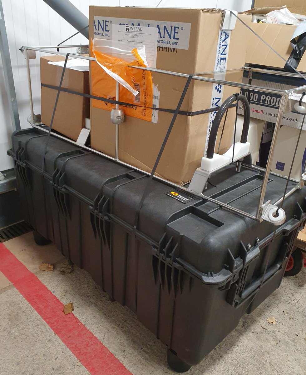 Claire_plankton's tweet image. Excited to unpack this box!! 
Our very own Imaging FlowCytobot (#IFCB) has just arrived from @mclanelabs USA &amp;amp; forms an essential part of our new automated #plankton observing system #APICS funded by the UK&apos;s @NERCscience &amp;amp; operated by @PlymouthMarine at #StationL4