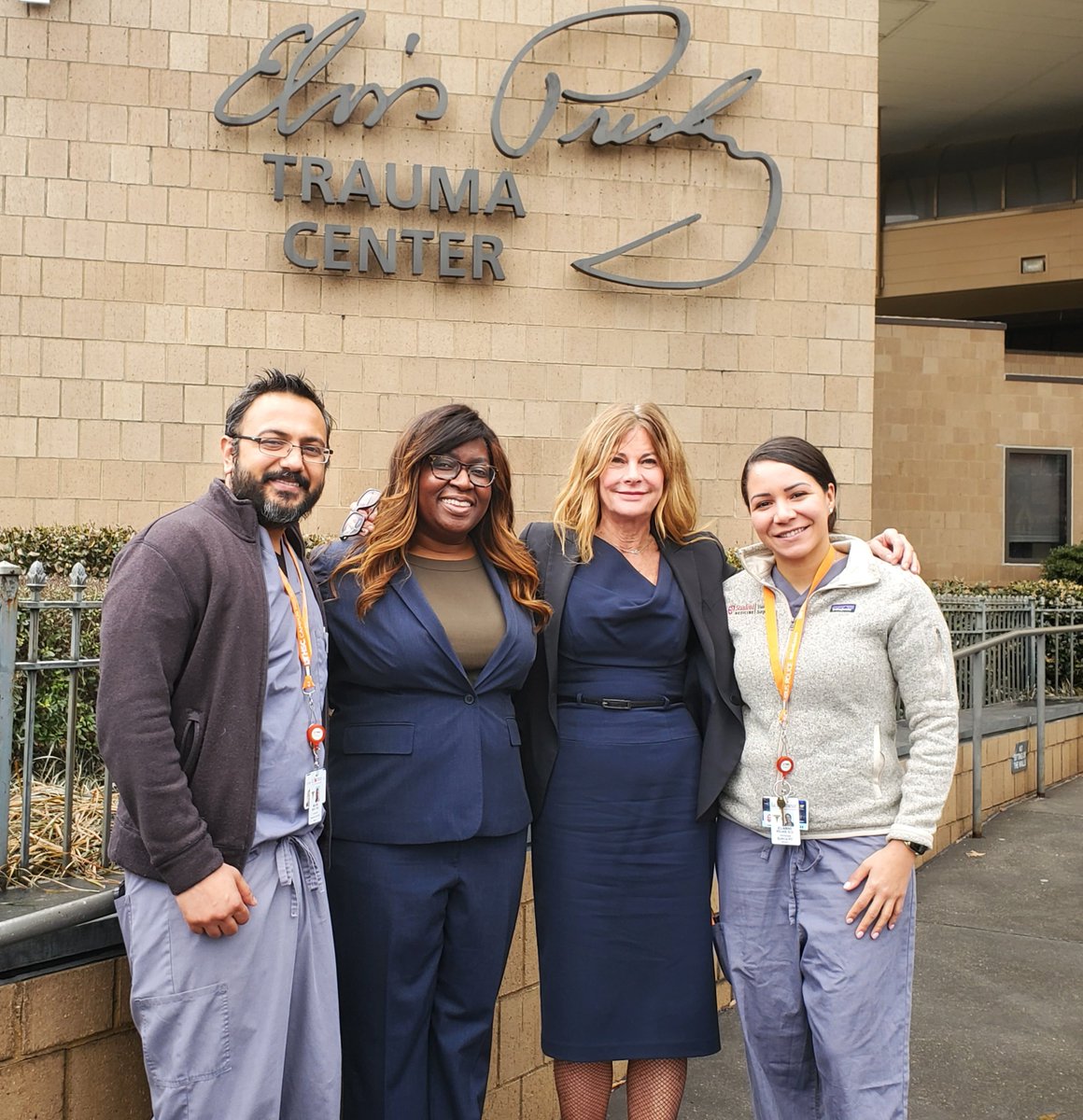 UTHSC Department of Surgery (@surgeryuthsc) on Twitter photo Drs. Maunil Bhatt, Olamide Alabi, Erica L Mitchell and Elianne Rojas stand outside the Elvis Presley Trauma Center at Regional One Hospital in Memphis. Alabi gave a presentation as the Invited Ground Rounds Lecturer in Vascular Surgery. <a href="/uthsc/">The University of Tennessee Health Science Center</a> <a href="/UTHSCVasc/">UTHSC Division Vascular & Endovascular Surgery</a> <a href="/EmoryMedicine/">Emory School of Medicine</a> Drs. Maunil Bhatt, Olamide Alabi, Erica L Mitchell and Elianne Rojas stand outside the Elvis Presley Trauma Center at Regional One Hospital in Memphis. Alabi gave a presentation as the Invited Ground Rounds Lecturer in Vascular Surgery. <a href="/uthsc/">The University of Tennessee Health Science Center</a> <a href="/UTHSCVasc/">UTHSC Division Vascular & Endovascular Surgery</a> <a href="/EmoryMedicine/">Emory School of Medicine</a>
