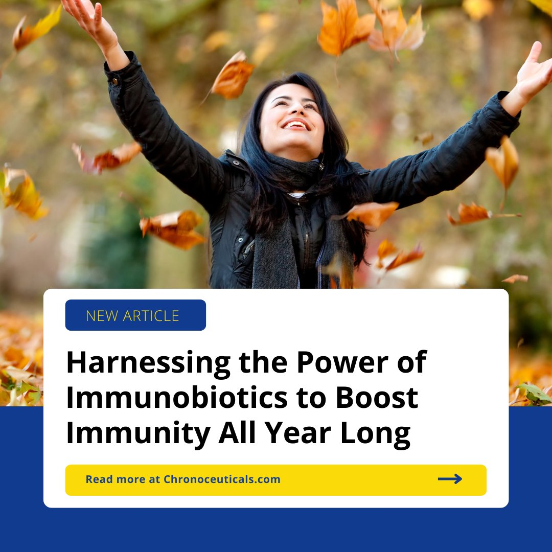You know the benefits of #probiotics; #immunobiotics are often less understood. These heat-killed bacteria differ from probiotics in that they have the capability of improving the function of the #immunesystem rather than just the body's #guthealth.

chronoceuticals.com/harness-the-po…