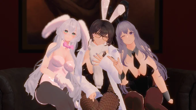 #おうつちのVRC日記
バニーたくさんもりもり撮った!! 