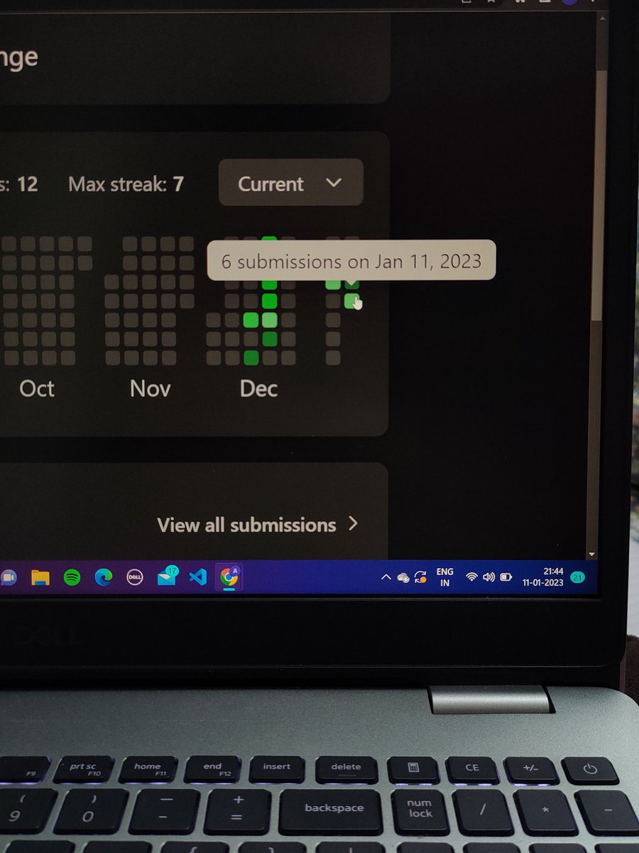 aayushi9372's tweet photo. Had a really productive day🤌
- Revised sorting algorithms
- Solved 6 Leetcode problems 
#100DaysOfCode https://t.co/GvclhjY5qD