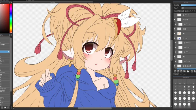 今回めちゃめちゃ可愛く描けてる 