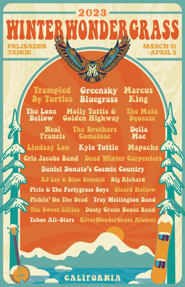 WinterWonderGrass CA Returns to Palisades Tahoe in 2023
 bluegrassgroove.com/2023/01/11/win… #winterwondergrass #bluegrassgroove <a href="/WWGfestival/">WinterWonderGrass</a>